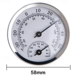 Wall Mounted Thermometer Hygrometer Mini Humidity Meter Gauge For Room Household Portable Hygrometer Weather Station