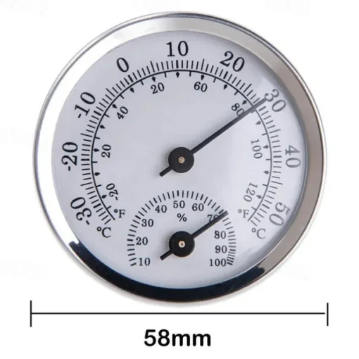Wall Mounted Thermometer Hygrometer Mini Humidity Meter Gauge For Room Household Portable Hygrometer Weather Station