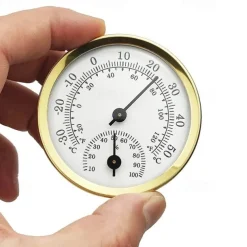Wall Mounted Thermometer Hygrometer Mini Humidity Meter Gauge For Room Household Portable Hygrometer Weather Station