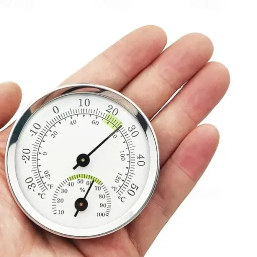 Wall Mounted Thermometer Hygrometer Mini Humidity Meter Gauge For Room Household Portable Hygrometer Weather Station