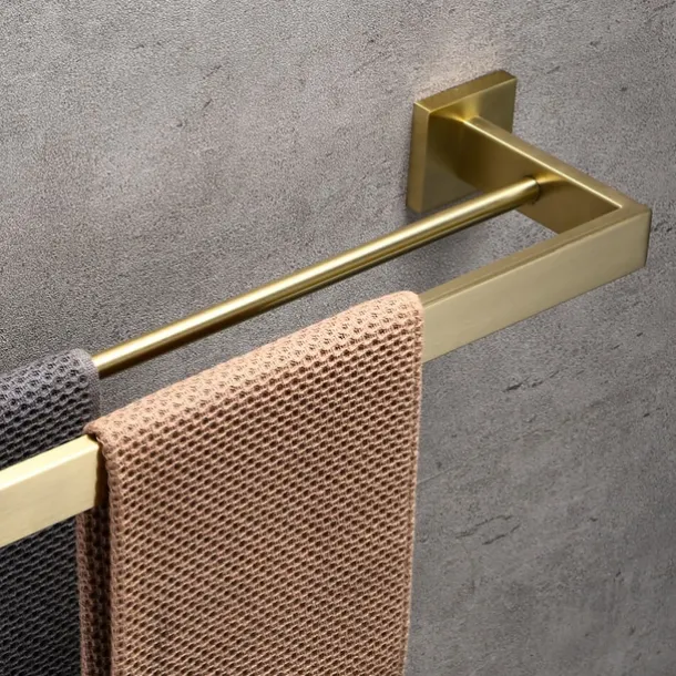 Wall Mounted Towel Rail Towel Rack Holder for Bathroom,Stainless Steel Tower Bar Bathroom Hardware Accessories Towel Bar 30-60cm(Black/Chrome/Golden/Brushed Nickel)