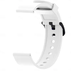 Watch Band for Amazfit GTS 4,4mini, 3,2,2mini, 2e, GTR 42mm, Bip U Pro, U, 3 Pro, 3, S lite, S, lite Silicone Replacement Strap Soft Breathable Classic Buckle Wristband