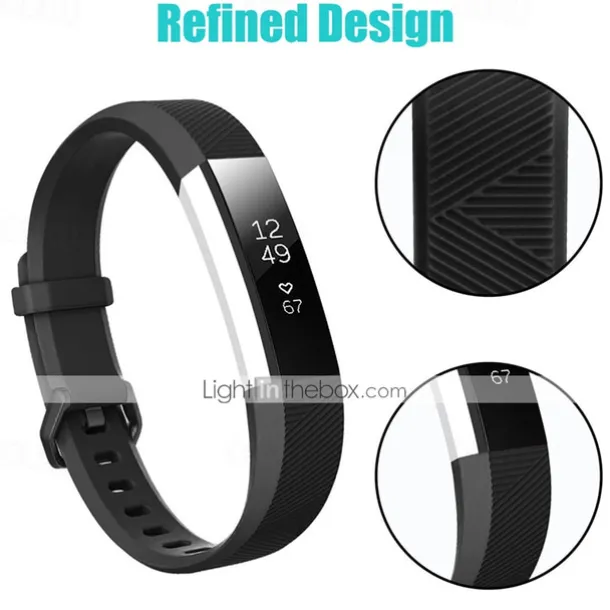 Watch Band for Fitbit Alta HR Fitbit Ace Fitbit Alta Soft Silicone Replacement Strap Adjustable Breathable Sport Band Wristband