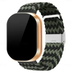 Watch Band for Fitbit Versa 3 Sense Nylon Replacement Strap Braided Adjustable Breathable Solo Loop Wristband