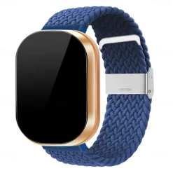 Watch Band for Fitbit Versa 3 Sense Nylon Replacement Strap Braided Adjustable Breathable Solo Loop Wristband