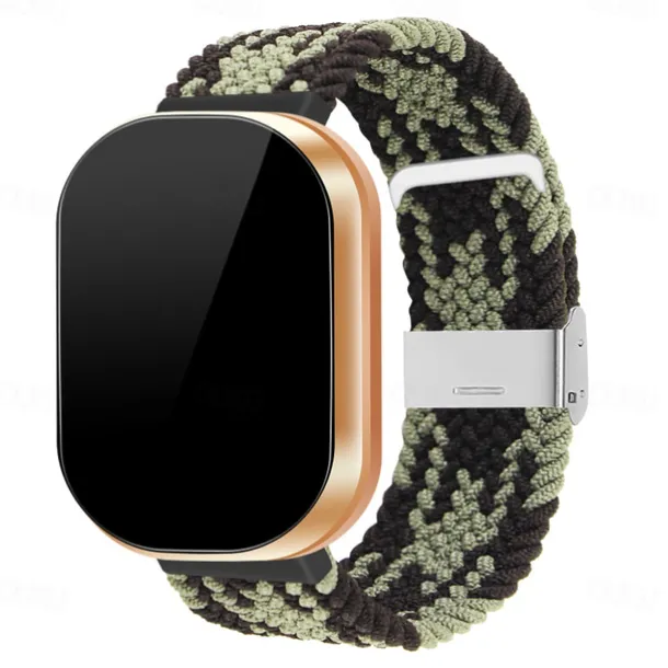 Watch Band for Fitbit Versa 3 Sense Nylon Replacement Strap Braided Adjustable Breathable Solo Loop Wristband
