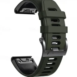 Watch Band for Garmin Fenix 7 7X 6 6X Pro Epix Pro 47mm 51mm Instinct 2X Approach S70 47mm S62 S60 Forerunner 955 945 Epix Marq Descent Quatix 22mm 26mm Silicone Replacement Strap 22mm 26mm Sport