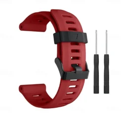 Watch Band for Garmin Fenix 3 HR Fenix 3 Fenix 7X / 6X / 5X / 3/3HR Plus Pro Sapphire Solar Descent Mk2i / Mk2 / Mk1 D2 Charlie / Bravo / Delta PX Silicone Replacement Strap 26mm Breathable Sport
