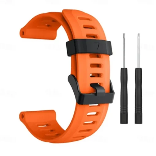 Watch Band for Garmin Fenix 3 HR Fenix 3 Fenix 7X / 6X / 5X / 3/3HR Plus Pro Sapphire Solar Descent Mk2i / Mk2 / Mk1 D2 Charlie / Bravo / Delta PX Silicone Replacement Strap 26mm Breathable Sport