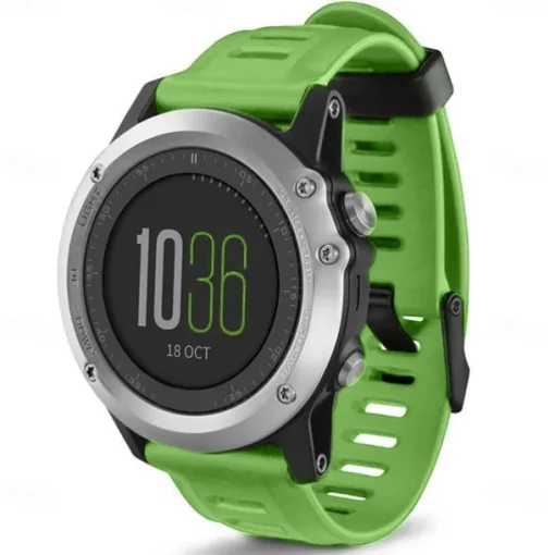 Watch Band for Garmin Fenix 3 HR Fenix 3 Fenix 7X / 6X / 5X / 3/3HR Plus Pro Sapphire Solar Descent Mk2i / Mk2 / Mk1 D2 Charlie / Bravo / Delta PX Silicone Replacement Strap 26mm Breathable Sport