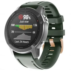 Watch Band for Garmin Fenix 7S Pro 6S 5S Plus Epix Pro 42mm Approach S70 42mm Instinct 2S Descent Mk2S D2 Delta S 20mm Silicone Replacement Strap Quick Fit 20mm Sport Band Wristband