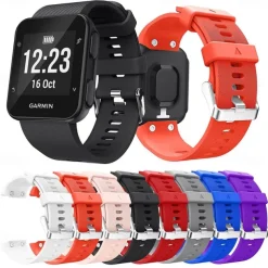 Watch Band for Garmin Forerunner 35/30, Approach S10 Silicone Replacement Strap Breathable Sport Band Wristband