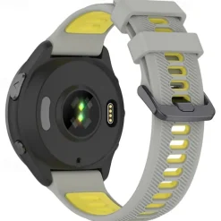 Watch Band for Garmin Forerunner 965 Silicone Replacement Strap Adjustable Sport Band Wristband