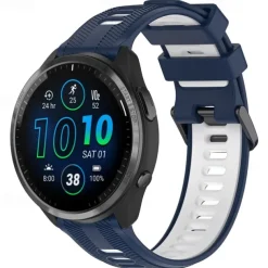 Watch Band for Garmin Forerunner 965 Silicone Replacement Strap Adjustable Sport Band Wristband