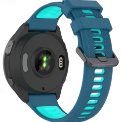 Watch Band for Garmin Forerunner 965 Silicone Replacement Strap Adjustable Sport Band Wristband