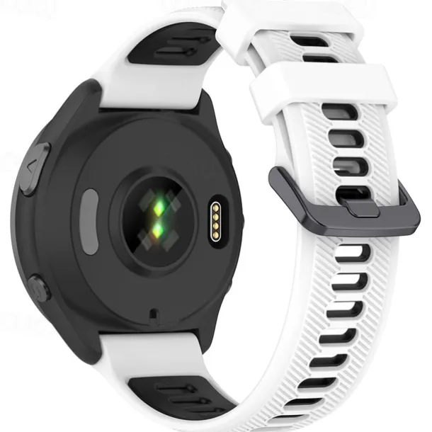 Watch Band for Garmin Forerunner 965 Silicone Replacement Strap Adjustable Sport Band Wristband