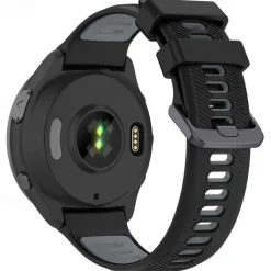 Watch Band for Garmin Forerunner 965 Silicone Replacement Strap Adjustable Sport Band Wristband