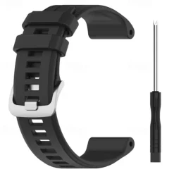 Watch Band for Garmin Garmin instinct Silicone Replacement Strap with Removal Tool Adjustable Sport Band Wristband