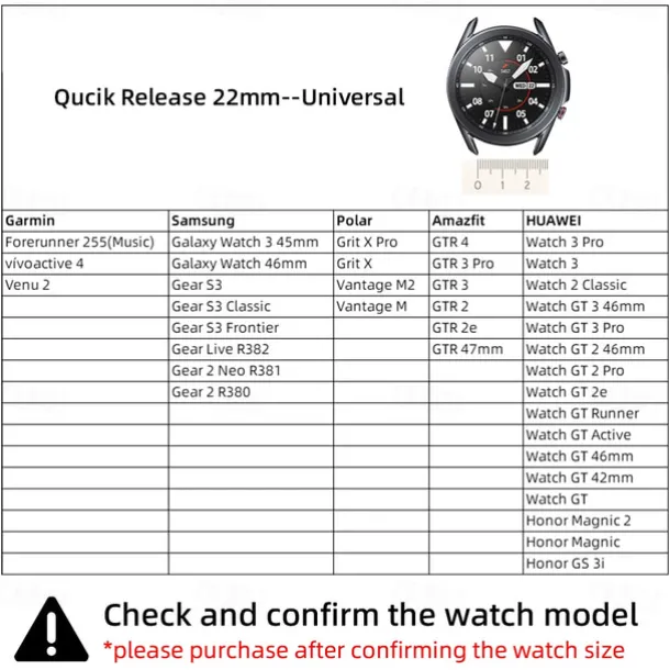 Watch Band for Garmin Huawei Forerunner 265S 265 Venu 3S 3 Active 5 Vivoactive 4S 4 Vivomove Sport Luxe Style HR Approach S42 S40 S12 18mm 20mm 22mm Nylon Replacement Strap 18mm 20mm 22mm Sport Band