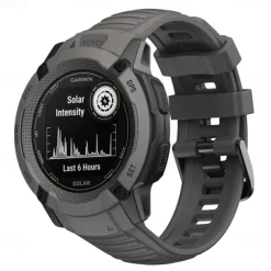 Watch Band for Garmin Instinct 2X Soft Silicone Replacement Strap Elastic Adjustable Breathable Sport Band Wristband