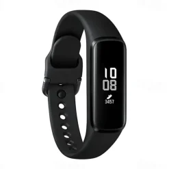 Watch Band for Samsung Galaxy Fit E SM-R375 Silicone Replacement Strap with Case Elastic Breathable Sport Band Wristband