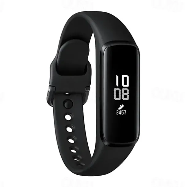 Watch Band for Samsung Galaxy Fit E SM-R375 Silicone Replacement Strap with Case Elastic Breathable Sport Band Wristband