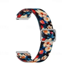 Watch Band for Samsung Galaxy Watch Active 2 40/44mm Watch Active 40mm Nylon Replacement Strap Stretchy Adjustable Solo Loop Wristband