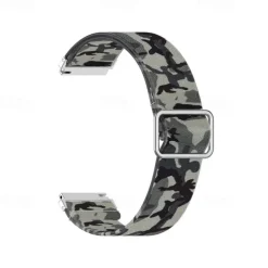 Watch Band for Samsung Galaxy Watch Active 2 40/44mm Watch Active 40mm Nylon Replacement Strap Stretchy Adjustable Solo Loop Wristband