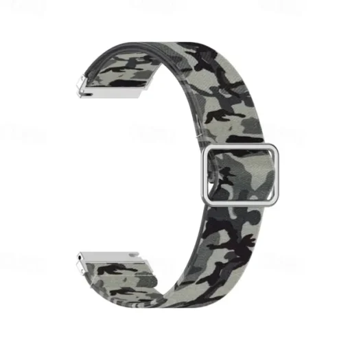 Watch Band for Samsung Galaxy Watch Active 2 40/44mm Watch Active 40mm Nylon Replacement Strap Stretchy Adjustable Solo Loop Wristband
