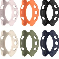 Watch Case Compatible with Garmin Fenix 7 Pro / Fenix 7S Pro / Fenix 7X Pro / Epix Pro 51mm / Epix Pro 42mm Rugged Dust Proof Bumper Full Cover TPU Watch Cover