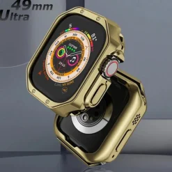 Watch Case Compatible with Apple Watch Ultra 49mm / Series 8 7 41mm 45mm / Series 6 5 4 SE 40mm 44mm Scratch Resistant Bumper Full Cover All Around Protective TPU Watch Cover