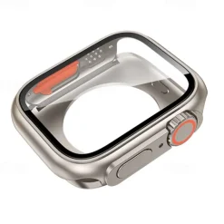 Watch Case with Screen Protector Compatible with Apple Watch Series 8 7 41mm 45mm / Series 6 5 4 SE 40mm 44mm All Around Protective Shockproof Tempered Glass / Hard PC Watch Cover