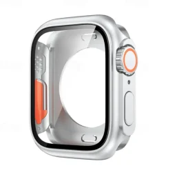 Watch Case with Screen Protector Compatible with Apple Watch Series 8 7 41mm 45mm / Series 6 5 4 SE 40mm 44mm All Around Protective Shockproof Tempered Glass / Hard PC Watch Cover