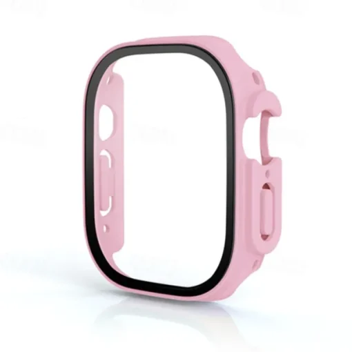 Watch Case with Screen Protector Compatible with Apple Watch Ultra 49mm / Series 8 7 41mm 45mm / Series 6 5 4 SE 40mm 44mm / Series 3 2 1 38mm 42mm Shockproof Hard PC Watch Cover