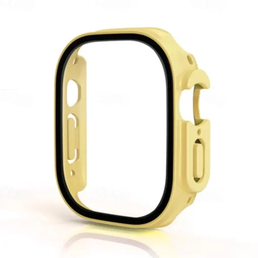 Watch Case with Screen Protector Compatible with Apple Watch Ultra 49mm / Series 8 7 41mm 45mm / Series 6 5 4 SE 40mm 44mm / Series 3 2 1 38mm 42mm Shockproof Hard PC Watch Cover