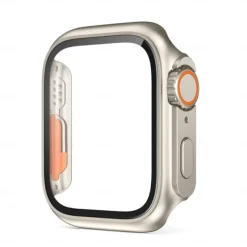 Watch Case with Screen Protector Compatible with Apple Watch Series 8 7 41mm 45mm / Series 6 5 4 SE 40mm 44mm Scratch Resistant Dust Proof Bumper Full Cover Hard PC Watch Cover
