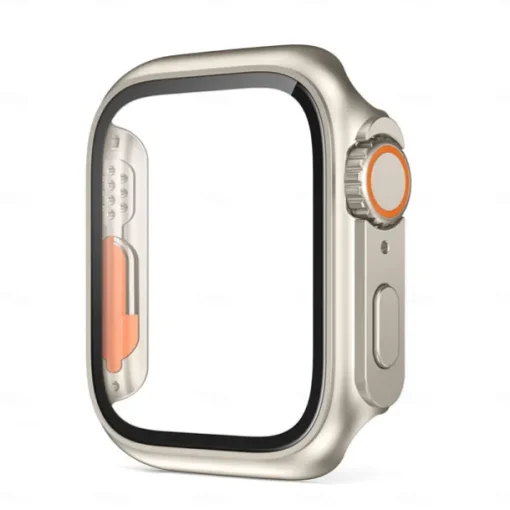Watch Case with Screen Protector Compatible with Apple Watch Series 8 7 41mm 45mm / Series 6 5 4 SE 40mm 44mm Scratch Resistant Dust Proof Bumper Full Cover Hard PC Watch Cover