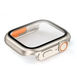 Watch Case with Screen Protector Compatible with Apple Watch Series 8 7 41mm 45mm / Series 6 5 4 SE 40mm 44mm Scratch Resistant Dust Proof Bumper Full Cover Hard PC Watch Cover