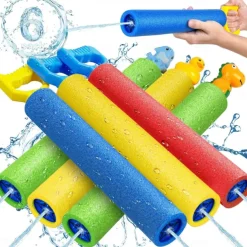 Water Gun 6 Pack Super Water Soaker Blaster Squirt Guns Water Shooter Swimming Pool Beach Summer Party Outdoor Water Game Fighting Toys for Kids Boys Girls