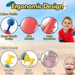 Water Guns 12 Pack Super Water Blaster Soaker Gun Set Foam Squirt Guns Swimming Pool Outdoor Toys Beach Summer Party Games for Kids Adults