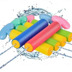 Water Guns 6 Pack Super Water Blaster Soaker Gun Set Foam Squirt Guns Swimming Pool Outdoor Toys Beach Summer Party Games for Kids Adults