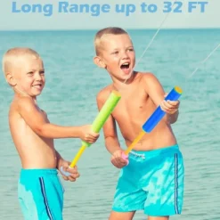 Water Guns 6 Pack Super Water Blaster Soaker Gun Set Foam Squirt Guns Swimming Pool Outdoor Toys Beach Summer Party Games for Kids Adults
