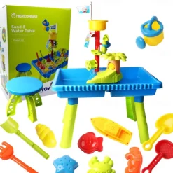 Water Table for Toddler 3-5 1-3 - Outdoor Kids Water Table - Sand Sensory Table Beach Summer Toys Sandbox Activity Table Outdside Water Toys Splash Table Water Table for Girls 3-5 4-8 Pink