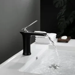 Waterfall Bathroom Sink Mixer Faucet 4.7