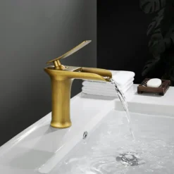 Waterfall Bathroom Sink Mixer Faucet 4.7