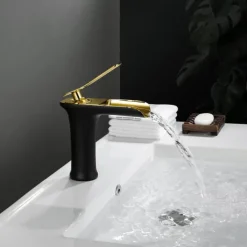Waterfall Bathroom Sink Mixer Faucet 4.7