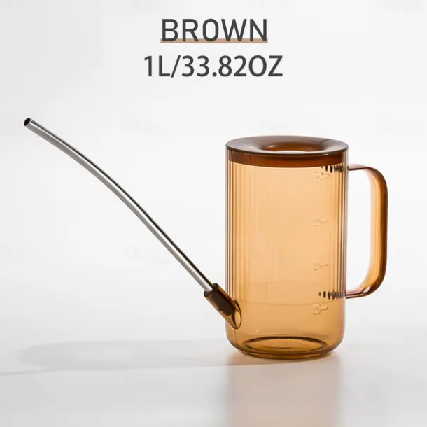 Watering Can For Indoor Plants With Long Spout, Watering Can Indoor, Small Watering Can For Indoor Plants, Flowers, Succulents, 33.82oz