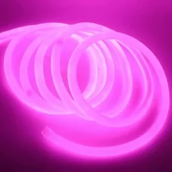 Waterproof 360 Round Neon Led Light Strip Tube Flexible Rope Lights Pool Light Strip Holiday Home Decoration for Indoors Outdoors DIY Decor 100~240V