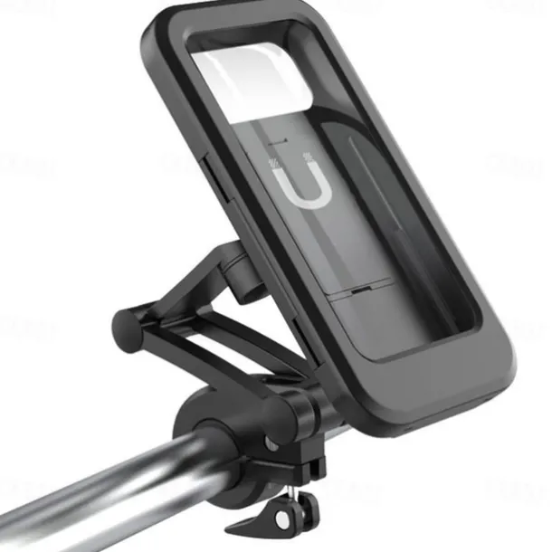 Waterproof Bike Phone Mount Cell Phone Holder for Motorcycle - Bike Handlebars 360 Adjustable Universal Motorcycle Phone Mount Bike Phone Holder with TPU Touch-Screen