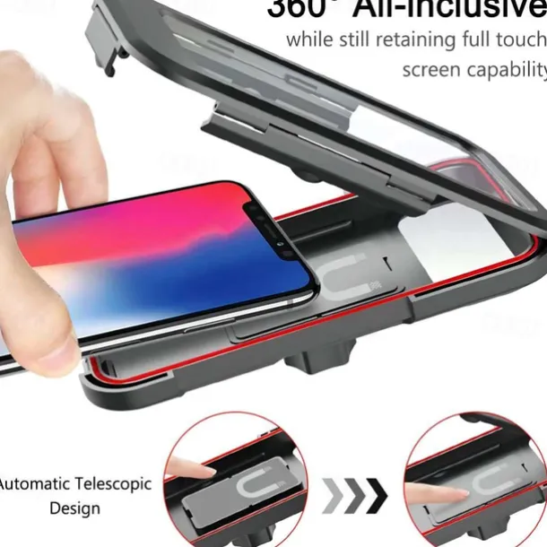 Waterproof Bike Phone Mount Cell Phone Holder for Motorcycle - Bike Handlebars 360 Adjustable Universal Motorcycle Phone Mount Bike Phone Holder with TPU Touch-Screen